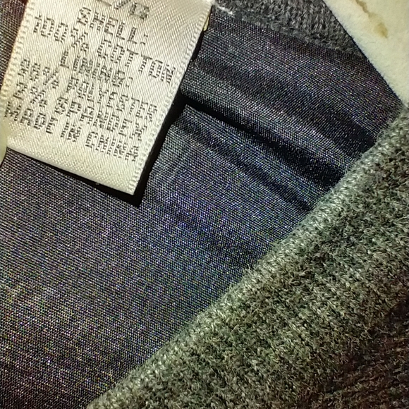 Tehama 100% Combed Cotton Gray V Neck Lined Sweater Men's sz Large. - Picture 4 of 5